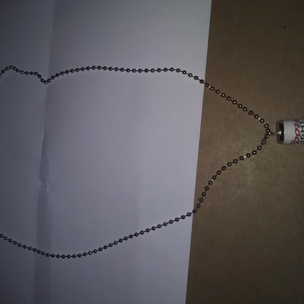 Coors Light Necklace
